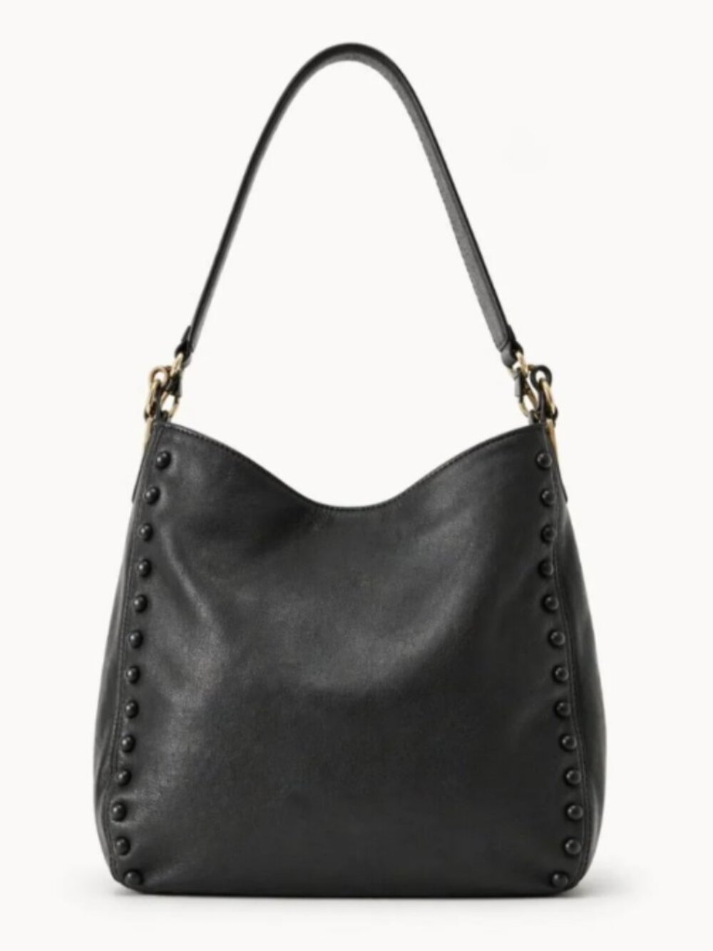 Loeffler Randall studded black leather bag, matching dust bag included